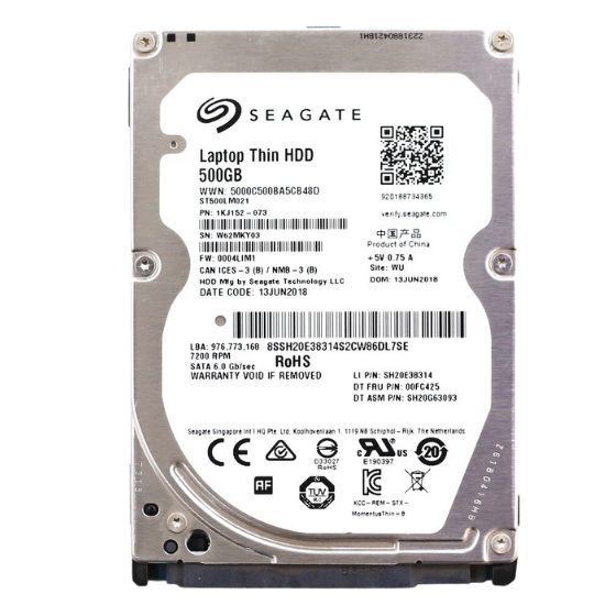 5 Pack - HDD 500gb Seagate St500lm021