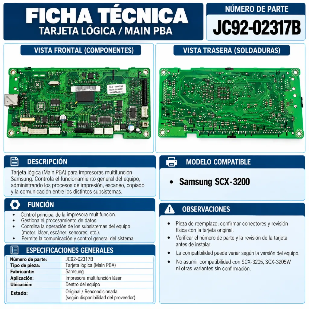 Ficha técnica de tarjeta lógica Samsung.webp