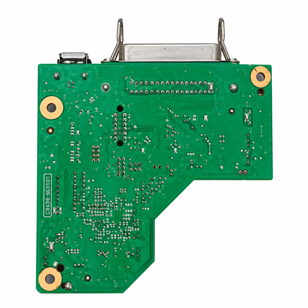 Placa PCB verde con conector metálico (1).webp