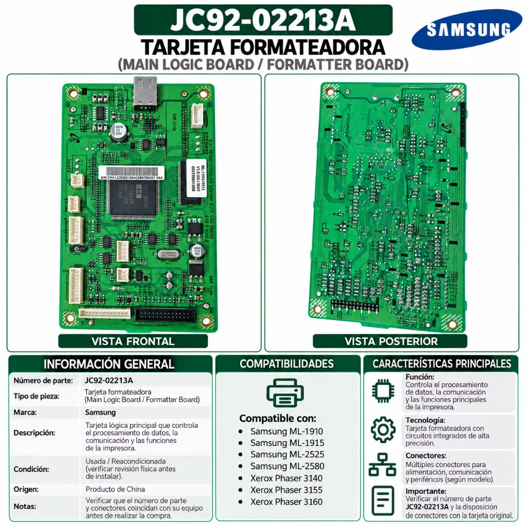 Ficha técnica tarjeta Samsung JC92-02213A.webp