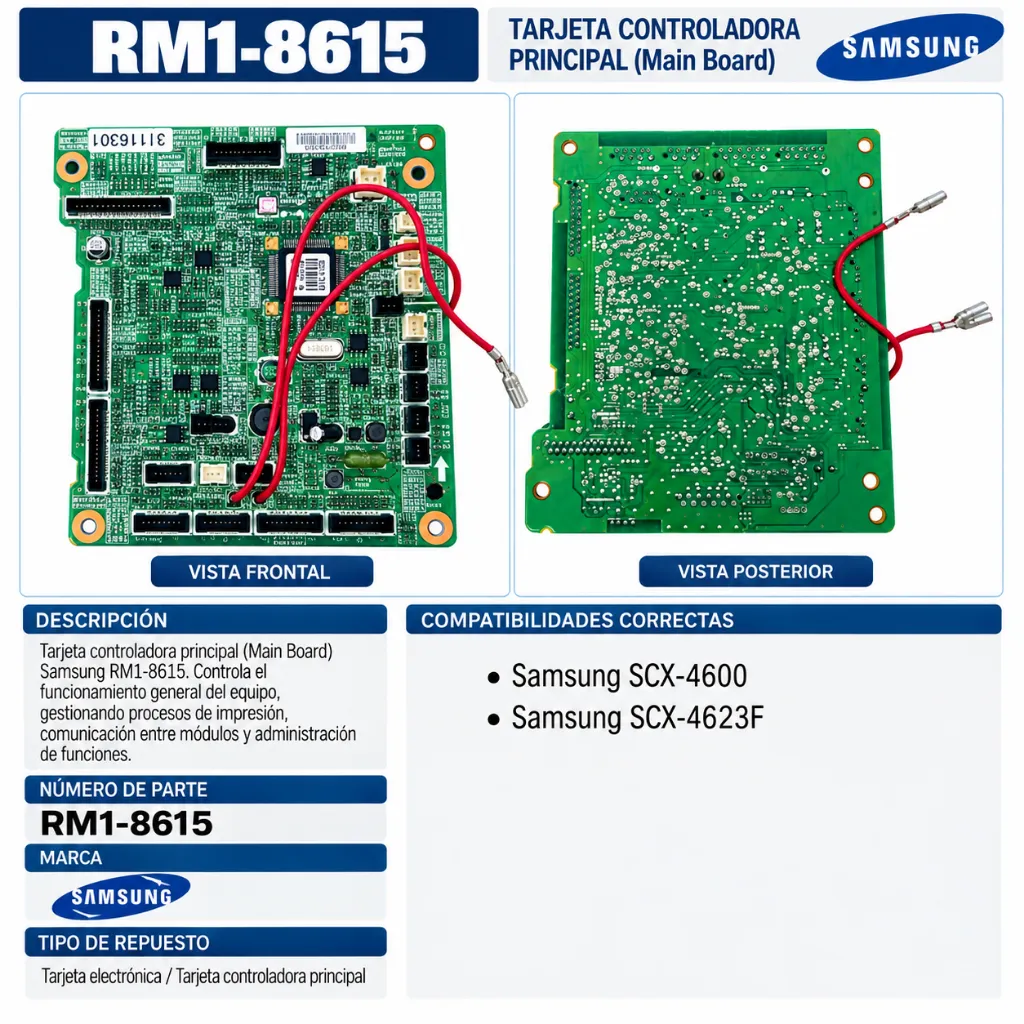 Ficha técnica tarjeta controladora Samsung RM1-8615.webp