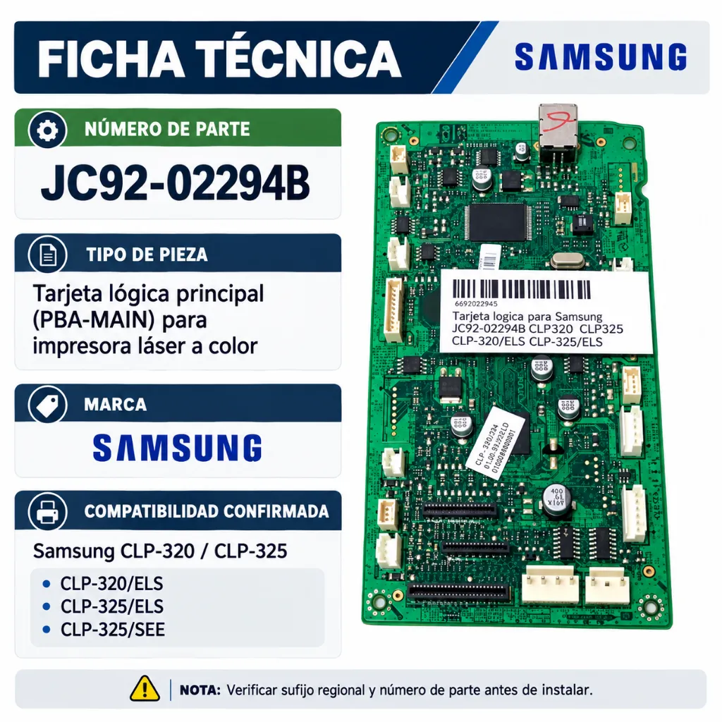 Ficha técnica de tarjeta lógica Samsung.webp