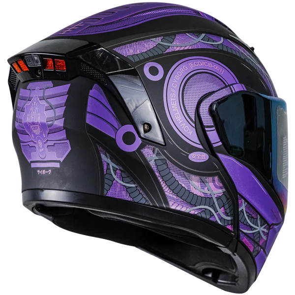 KOV CASCO ESTELAR CYBORG MORADO L