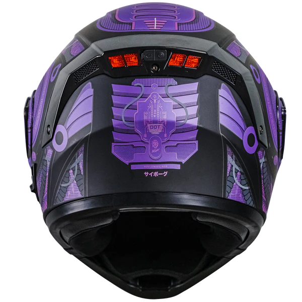 KOV CASCO ESTELAR CYBORG MORADO L