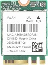Tarjeta Inalámbrica Wi-fi, Red de Banda Dual 2.4G / 5G 802.11A / B/G/N/AC DW1820, Accesorios de Computadora