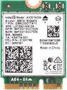 Tarjeta WiFi, AX201NGW WiFi 6E M.2 Laptop 2.4Gbps 802.11ax Tarjeta inalámbrica Intel AX201