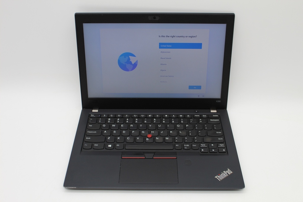 Laptop Lenovo Thinkpad X280 Intel Core i5-8250U SSD 240gb Ram 8gb Pantalla 12.5´´ UHD Intel Graphics