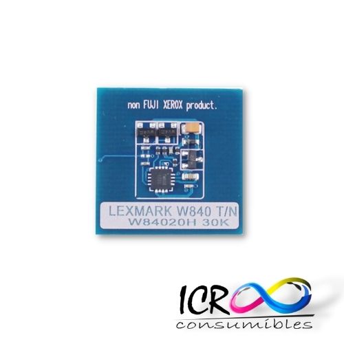 Chip Toner Bk para Lex W840 W84020H 30K