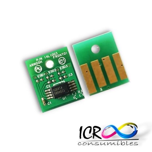 Chip Toner Bk para Lex 45K 62d 52D4X00 MS810 MS811 MS812 MX710 52D4H00 MX711 MX810 MX811 MX812 45K 52d0x00