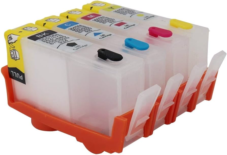 Juego de Cartuchos Rellenables para H 670 670XL 3525 4615 4625 5525 6520