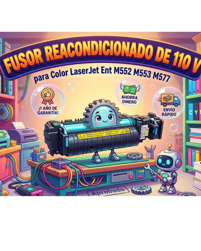 Fusor Refurb para RM2-0011 M552 M553 M577 E55040 E57540 M552 M552DN M553 M553N M553DN M553X M577 M577C M577DN M577F B5L36A RU7-8004