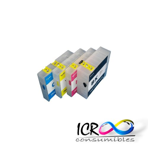 [CARRELL] Jgo Cartuchos Rellenables para Can MB2010 MB2310 MB2020 MB2320 PGI1100 PGI1200 PGI1400 PGI1500 MB2010 MB2020 MB2320 MB2330 MB2030 MB2340 MB2040 MB2050 MB2350 iB4060 MB2060 MB2360