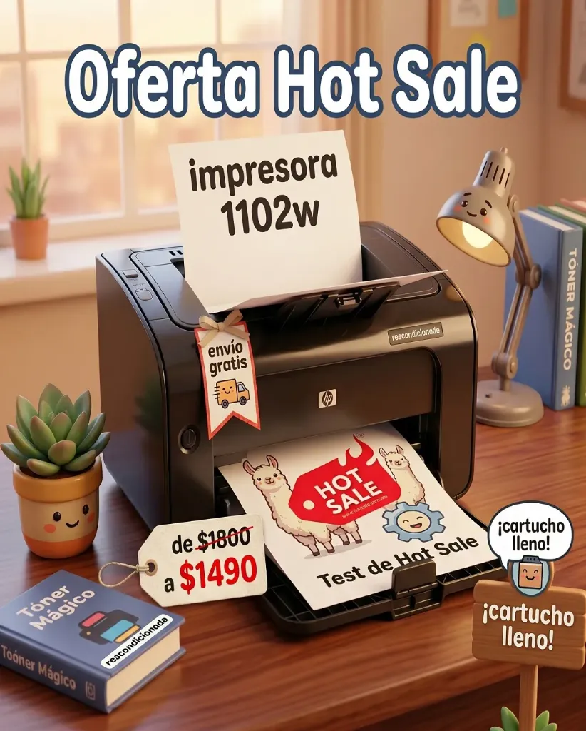 Impresora Reacondicionada H LaserJet p serie P1102w 1102w
