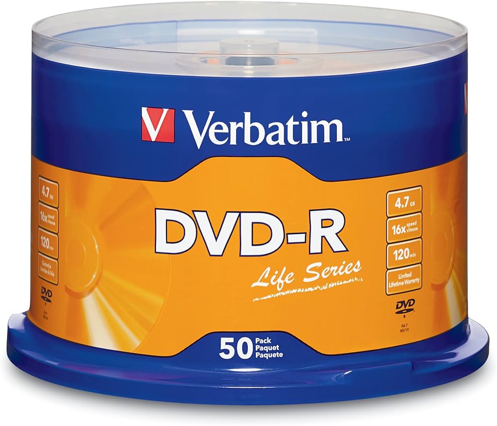 Campana con 50 Discos CD-R Verbatim 94691 80 min 700 Mb