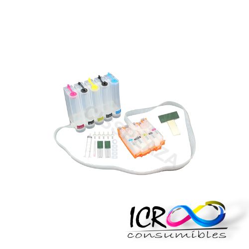 Sistema de Tinta Continua para Can CLI 126 iP4810 iP4910 iX6510 MG5210 MG5310 MG6110 MG6210 MX711