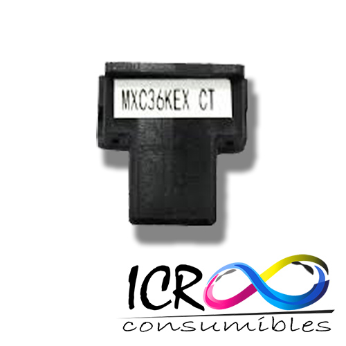 Chip Toner BK para Sha MX36 mx36nt  MX51 MX23 MX2610N MX2615 MX2640 MX2616 MX3110N MX3140 MX3610N MX2618 MX3118 MX3618 MX3640 MX2310U MX3115 M3111 M2018UC MX3128 MX4110 MX5110 MX4112 MX5112 MX4110 MX4111 MX4140 MX5110 MX5111 MX5140 MX5141 4112 5112 4128 5128 5148NC mx3115 mx36nt mx3140 mx3160