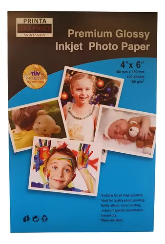 Papel Fotográfico Printa Graphics NO ADHESIVO Glossy Tamaño Carta 180g 20 Hojas