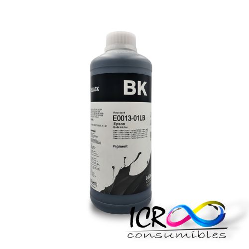 Litro de Tinta Pigmentada Bk para Eps  E0013-01LB E0019-01LB T0682 T0692 T0712 T0732 T0732N T0882 T0892 T0912 T0922 T0922N  T1352 T1382 T1402 T6772 T7012