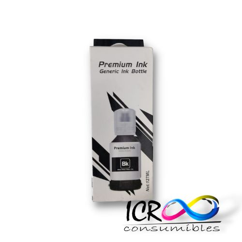 Cartucho de Tinta Gen 127ML BK para Eps T504 T544 EcoTank L4150 L4160 L6161 L6171 L1110 L3110 L3150