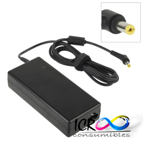 Cargador Gen para lap Acer 19.5v 3.42amp Punta:5.5X1.7 Aspire: 1300/ AS1300XC / AS1302X / 1410 / AS1641LCi / 1640 / 1650 / AS1641WLMi / Extensa: EX4220 / EX4620 / EX4620Z