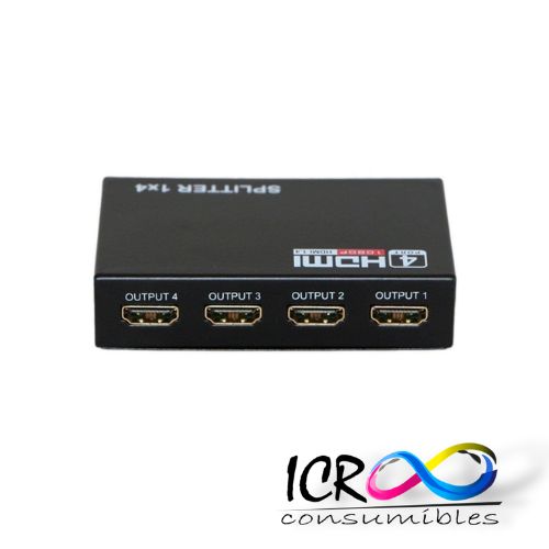 Divisor HDMI De 1 Entrada A 4 Salidas 4Kx2K 30 Hz Soporta 3D Splitter HDMI 1 Entrada 4 Salidas 1x4