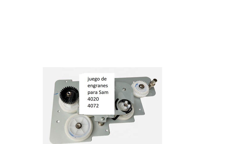 Juego Engranes de uso jc93-00544b Dell B2375dnf B2375dfw; Samsung ML-3310 ML-3710 SCX-4833 SCX-5637 SCX-5737 SL-M3310 SL-M3320 SL-M3370 SL-M3820 SL-M4020 SL-M4024ND SL-M4070; Brother DCP-7080 DCP-7080D DCP-7180DN DCP-L2500D DCP-L2520D DCP-L2520DW DCP-L2540DN DCP-L2540DW DCP-L2541DW DCP-L2560DW HL-L2380DW MFC-7380 MFC-7480D MFC-7880DN MFC-L2680W MFC-L2700D MFC-L2700DN MFC-L2700DW MFC-L2701D MFC-L2701DW MFC-L2703DW MFC-L2705DW MFC-L2720DW MFC-L2740DW