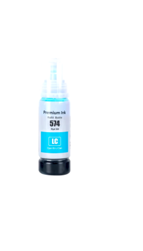 Tinta LIGHT CYAN para Eps T574 056 057 107 108 T09D L8050 l18050 (en caja) 70ML
