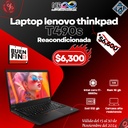 Laptop Lenovo Thinkpad T490s 256Gb Reacondiconada ssd + 16gb ram Windows 10 professional Intel core i7