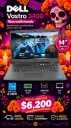 Laptop Vostro Dell 3400 Intel Core i5-1135G7 Reacondicionada SSD 240 GB Ram 8gb 14´´