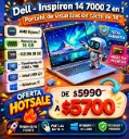Laptop Dell Inspiron  14 7000 Intel Core i7-10510U Reacondicionada SSD 256gb Ram 16gb pantalla 14´´ con detalles en la carcasa