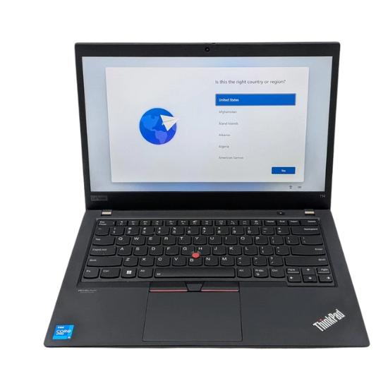 Laptop Lenovo Thinkpad T14 Gen 2 Intel Core i-51135G7 SSD 240GB - RAM 12GB 14''