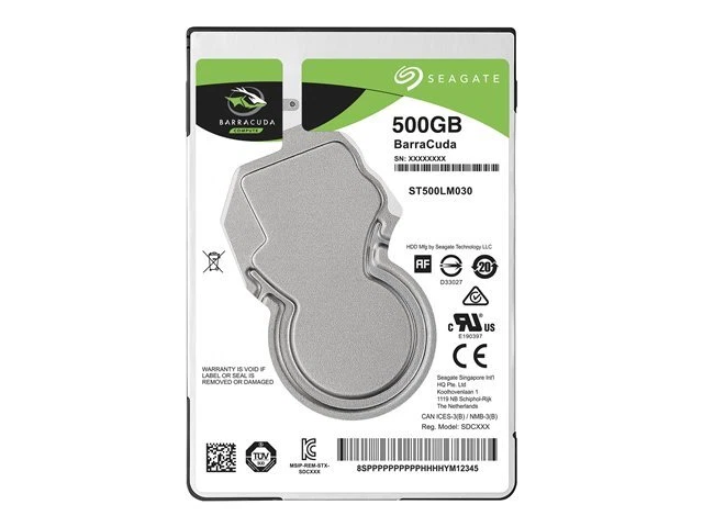Disco Duro HDD - 500gb Barracura // ST500LM034 // 5400-RPM