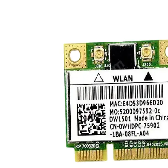 Tarjeta Wifi Mini Pci-e Dw1501