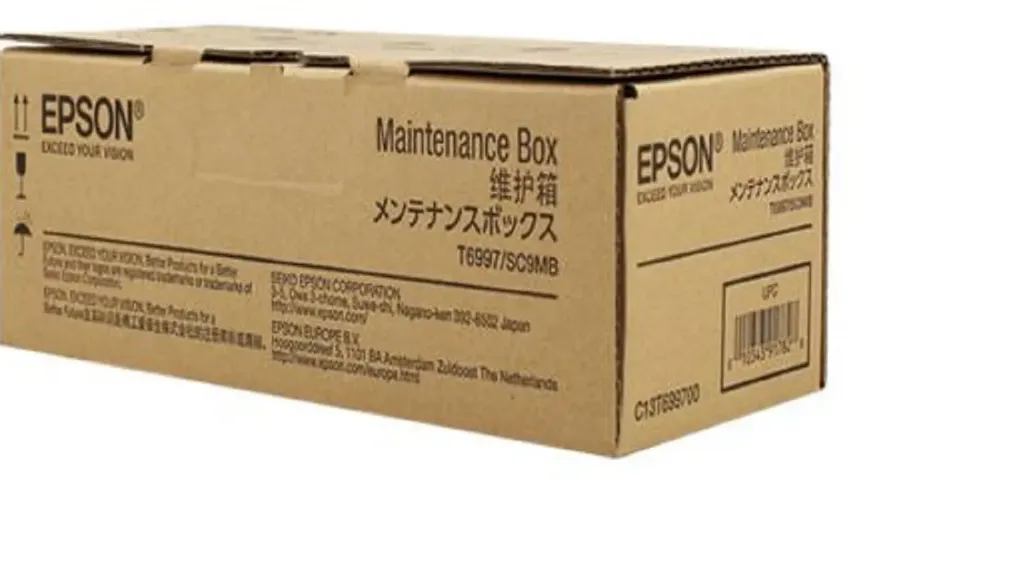 Caja Mantenimiento original para Plotter Eps         t5475 P6000 P7000 P8000 P9000 SKU: T699700 C13S400064