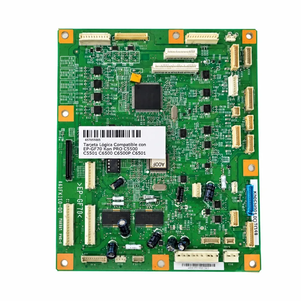 Tarjeta Lógica Compatible con EP-GF70 Kon PRO C5500 C5501 C6500 C6500P C6501 C6501P C65hc LD-6500  LD-6501 5501 6501 CS550 CS620 CS665 PRO  CS650 Pro Ikon CPP 550 CPP 560 CPP 660 BP 550 BP 650 Reacondicionada
