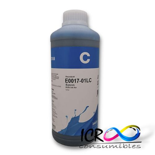 Litro de Tinta Base Agua Cy para Eps Inktec E0017-01LC T6732