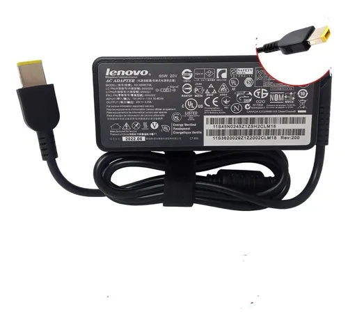 Cargador para Laptop Lenovo® G con 20V y 3.25A USB con 65w Lenovo Flex 14, Lenovo Flex 15, Lenovo G40, Lenovo G50, Lenovo Ideapad U430p, Lenovo Ideapad U530, Lenovo Yoga 11, Lenovo Yoga 11e, Lenovo Yoga 13, Lenovo Yoga 2 Pro, Lenovo Z510, Lenovo Thinkpad Edge E431, Lenovo Thinkpad Edge E531, Lenovo Thinkpad Helix, Lenovo Thinkpad 11e, Lenovo Thinkpad L440, Lenovo Thinkpad L540, Lenovo Thinkpad S431, Lenovo Thinkpad T431S, Lenovo Thinkpad X240, Lenovo T470S, Lenovo T470, Lenovo T460, Lenovo T460S, Lenovo T450, Lenovo T430, Lenovo T440, Lenovo T440S, Lenovo T440P, Lenovo T540P, Lenovo T560, Lenovo E440, Lenovo E450, Lenovo E560, Lenovo G50, Lenovo G50-5, Lenovo G55, Lenovo G50-70, Lenovo G50-80, Lenovo Z50, Lenovo Z50-70, Lenovo Z50-75, YOGA 300-11IBR 