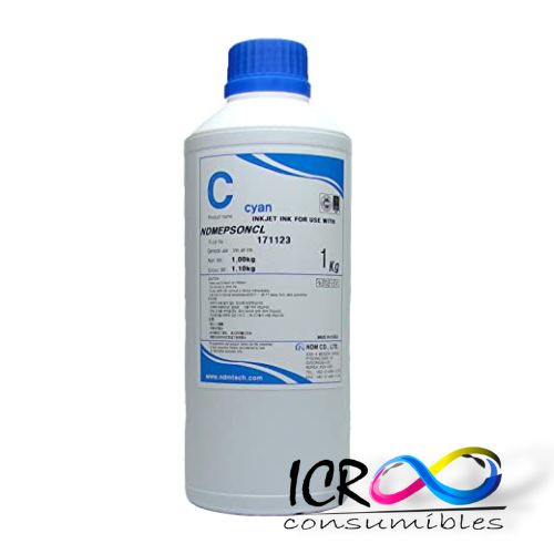 [TINTABA] Litro de Tinta Base Agua Cy para Eps NDM