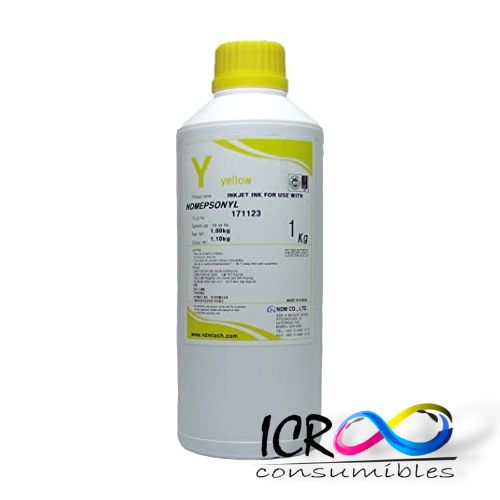 [TINTABA] Litro de Tinta Base Agua Ye para Eps NDM
