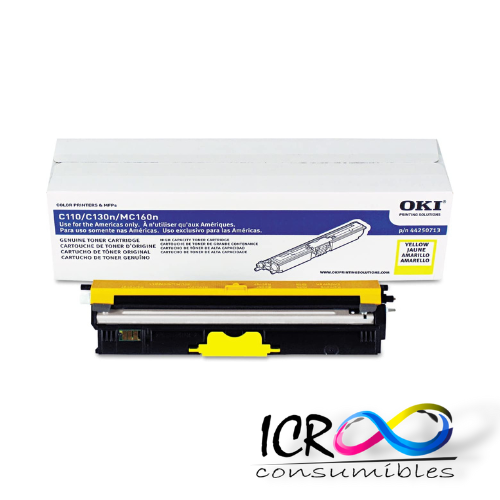 Cartucho Original Remate Ye para Oki C110/ C130n / Mc160n PN:44250713