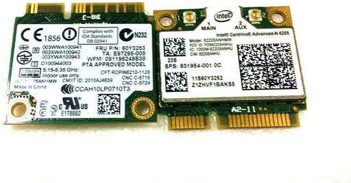 Tarjeta Wi-Fi Intel de banda dual para Lenovo Thinkpad X230 T430 60Y3253