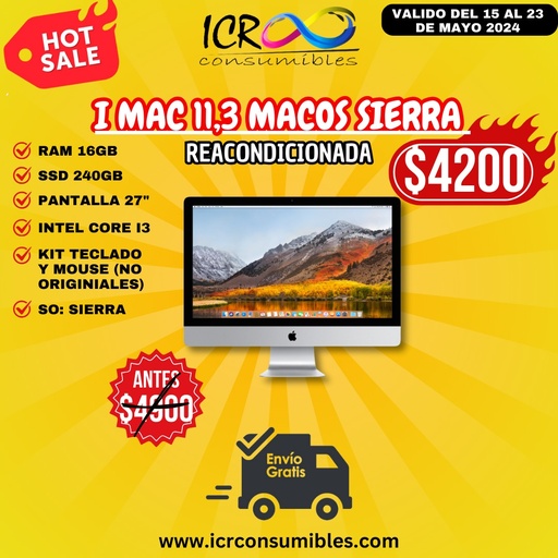 Computadora Mac 11.3
