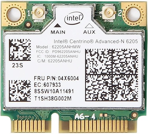 Tarjeta Inalámbrica Wifi Lenovo Intel 6205 Anhmw 60y3253