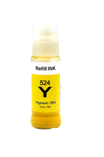  127ml tinta pig Amarillo en caja para eps t524 l6490 l5150 l5160