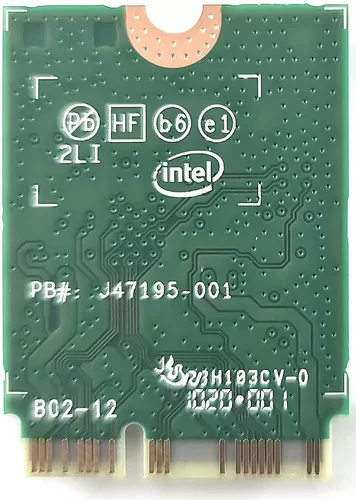 Placa De Red Intel 9560ngw Wlan 1730 Mb/s Wps