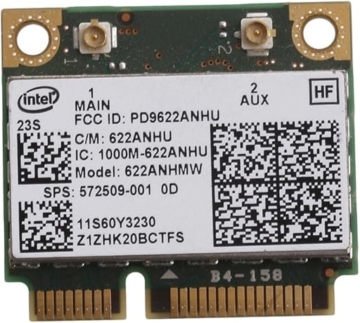 Tarjeta Wifi Intel HP Intel 622ANHMW 572509-001