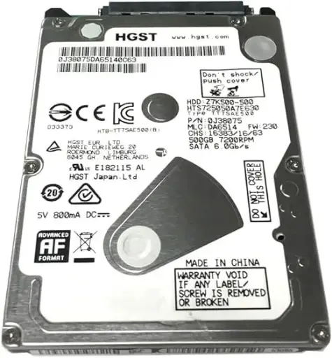 HDD 500 gb  HGST Z5K500-500 42T1372 Sata 6.0Gb/s 