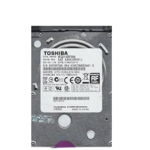 Hdd 500 Gb Toshiba Mq01acf050 Sata