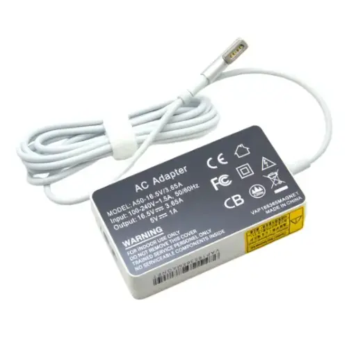 Cargador Compatible Macbook Late-2009 A1342 16.5v 3.65a 60w Blanco