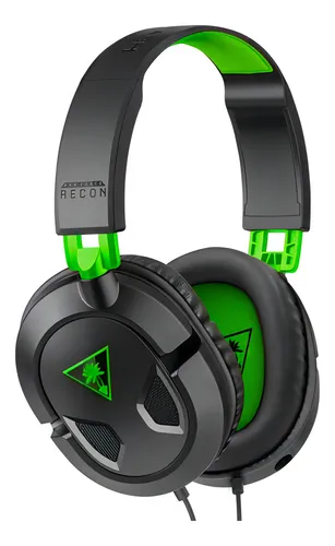 Audífonos Turtle Beach Earforce Recon 50x XBox Pc Color Negro y Verde
